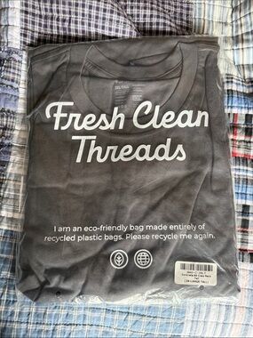 Fresh Clean Threads Men's Concrete Gray T-Shirt 3XL Tall